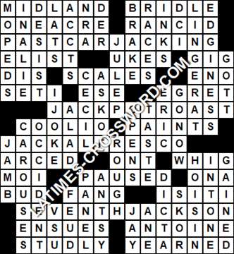 LA Times Crossword answers Friday 7 October 2016