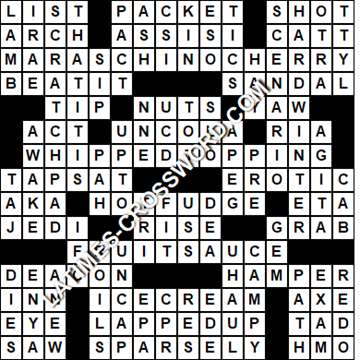 LA Times Crossword answers Friday 24 August 2018