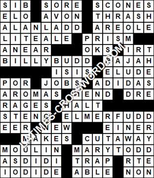 LA Times Crossword answers Wednesday 29 July 2020
