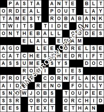 LA Times Crossword answers Monday 14 June 2021