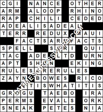 LA Times Crossword answers Tuesday 20 July 2021