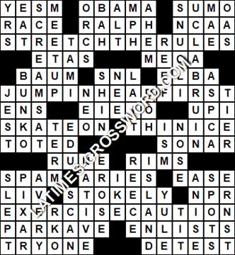 LA Times Crossword answers Wednesday 28 July 2021