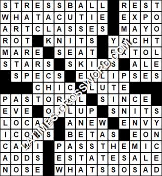 LA Times Crossword answers Saturday 15 January 2022