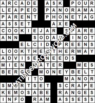 LA Times Crossword answers Tuesday 1 March 2022