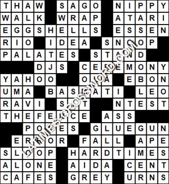 LA Times Crossword answers Thursday 17 March 2022