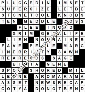 LA Times Crossword answers Saturday 30 April 2022