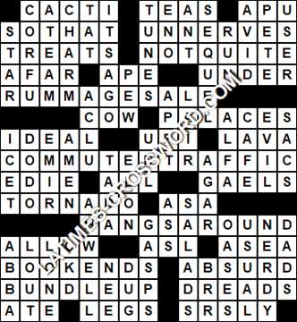 LA Times Crossword answers Tuesday 3 May 2022